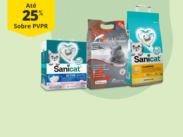  At&eacute; 25% PVPR em areias absorventes 